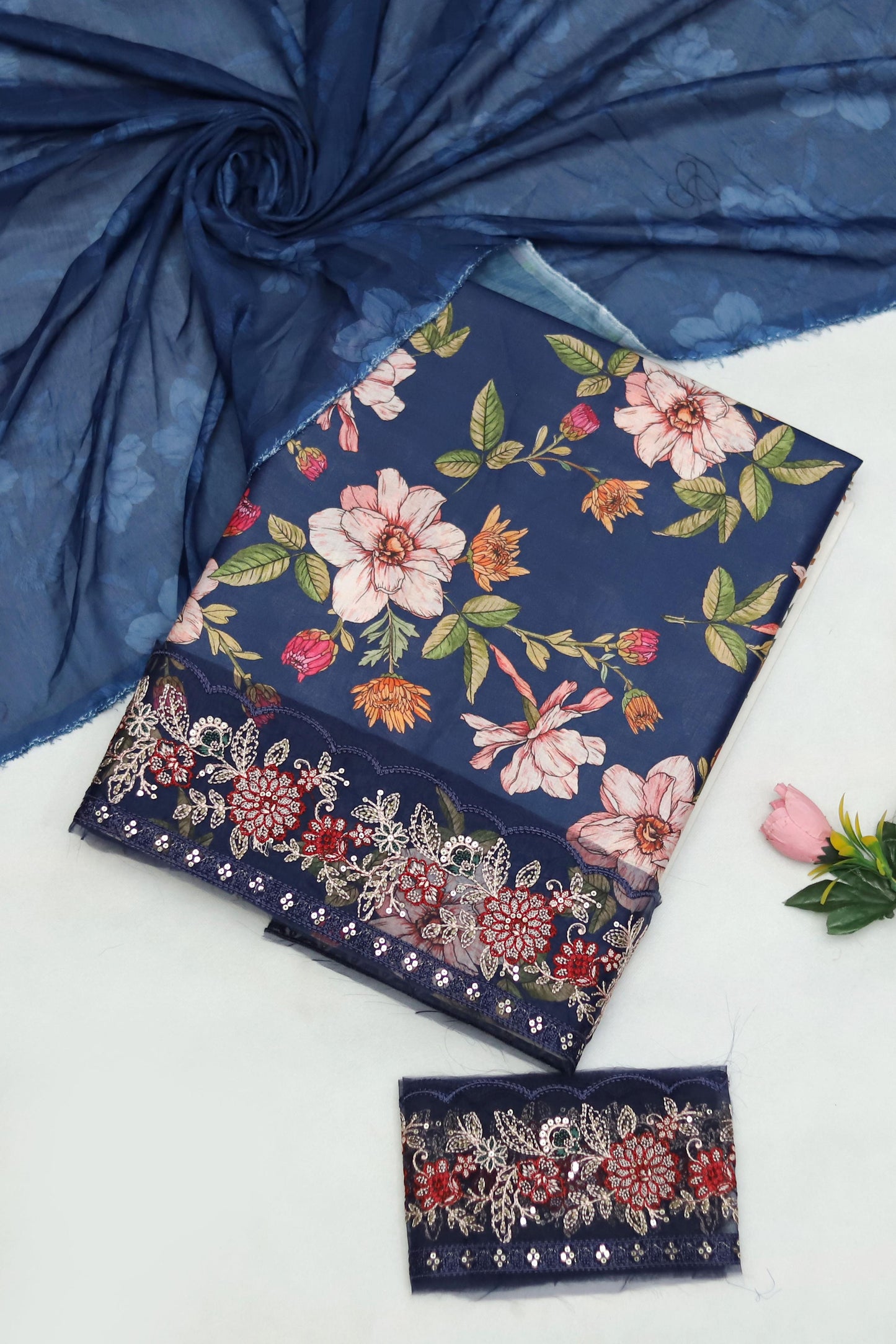 3-PC UNSITCHED LANWN EMBROIDERY | EID OFFER MARIA B