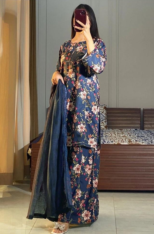 3-PC UNSITCHED LANWN EMBROIDERY | EID OFFER MARIA B