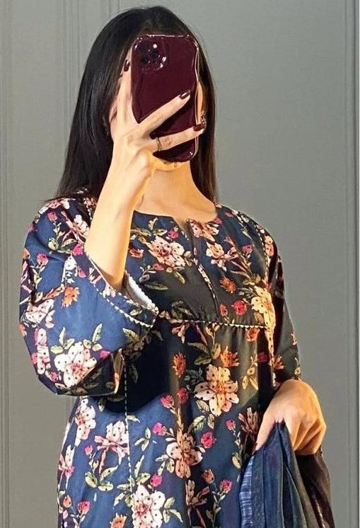 3-PC UNSITCHED LANWN EMBROIDERY | EID OFFER MARIA B